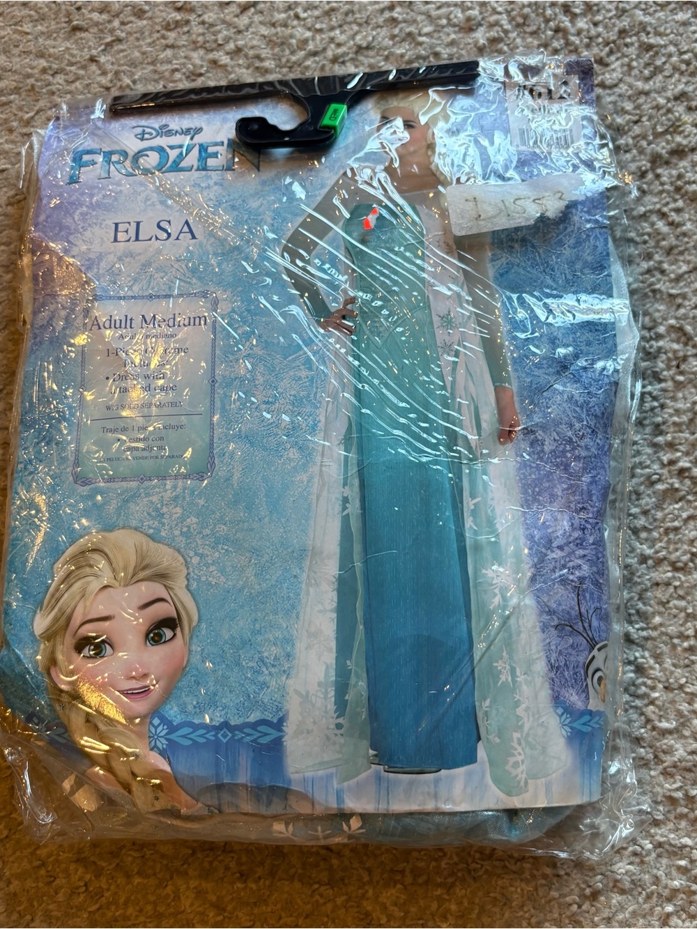 Disney Elsa Maxi Dress - Light Blue and White Medium Costume World Land